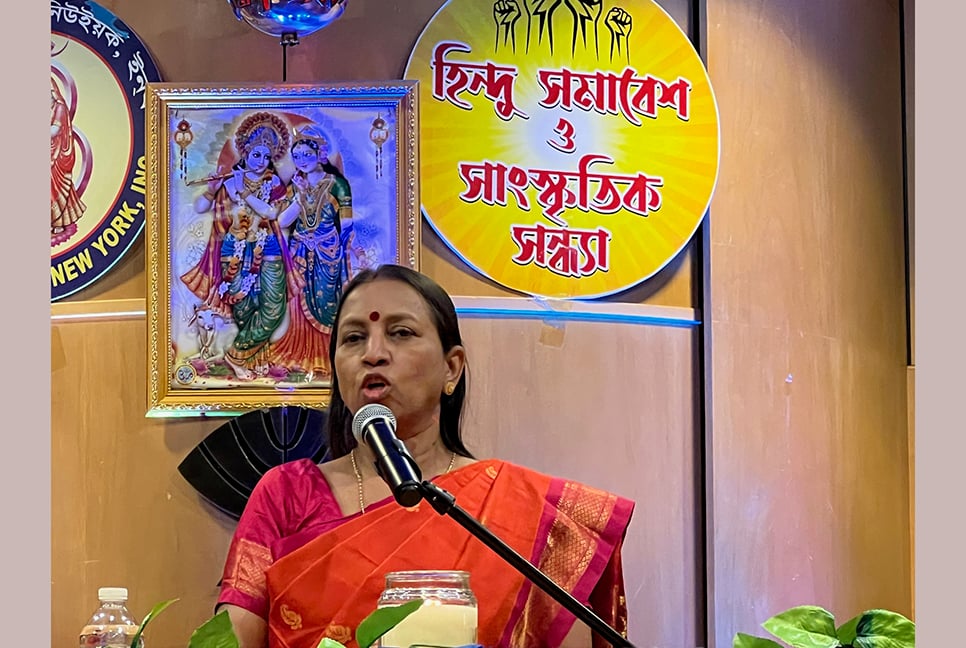 ট্রাম্পের কাছে দেয়া বক্তব্যের ব্যাখ্যা দিলেন সেই প্রিয়া সাহা