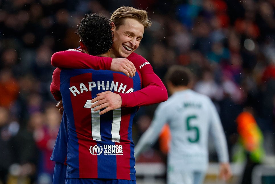 গেটাফের জালে ‘এক হালি’ গোল, বার্সার দুর্দান্ত জয়