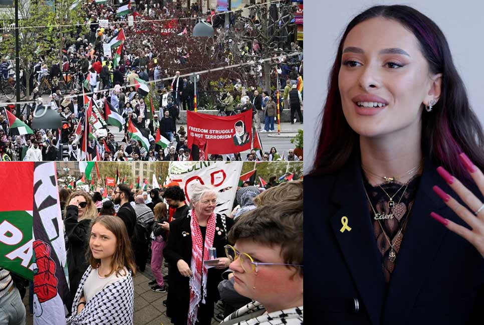 গানের প্রতিযোগিতায় ইসরায়েলি গায়িকা, বিক্ষোভে উত্তাল সুইডেন