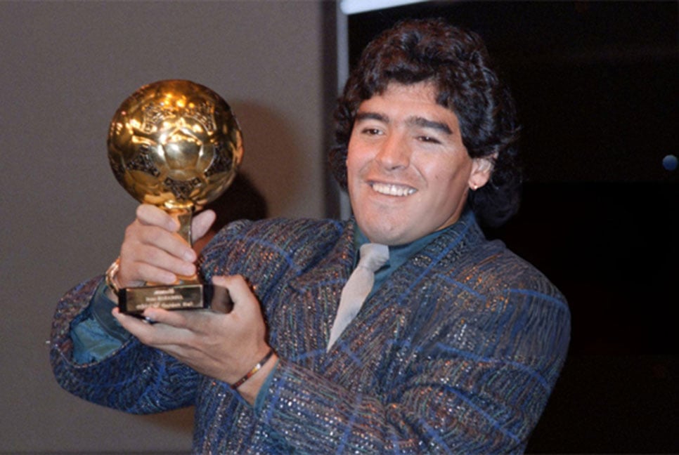 নিলামে উঠছে ম্যারাডোনার সেই গোল্ডেন বল