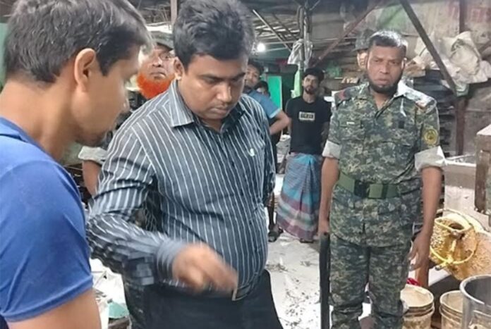 চাঁদপুরে ভোক্তার অভিযানে জরিমানা