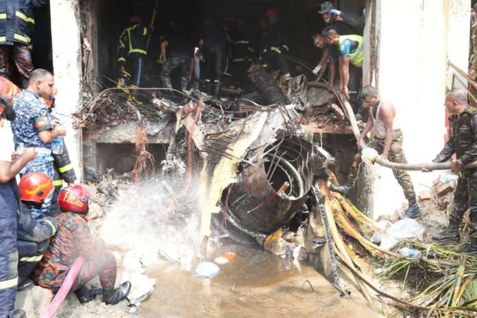 মাইলস্টোনে বিমান বিধ্বস্ত: ডিএনএ পরীক্ষার মাধ্যমে পাঁচ মরদেহের পরিচয় শনাক্ত