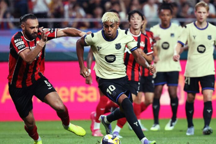 সিউলের জালে বার্সেলোনার গোল উৎসব