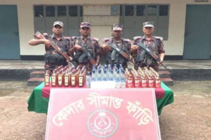 কুড়িগ্রামে বিজিবি কর্তৃক বিপুল পরিমাণ মাদক উদ্ধার