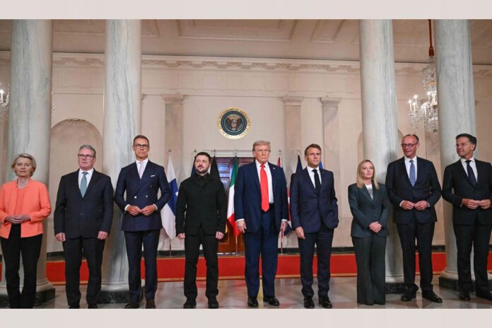 ট্রাম্পের সঙ্গে জেলেনস্কি ও ইউরোপীয় নেতাদের বৈঠকে যা হলো