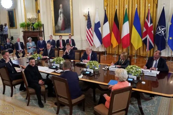 ট্রাম্প–ইউরোপীয় নেতাদের বৈঠকেও ইউক্রেনের সমাধান মিলল না