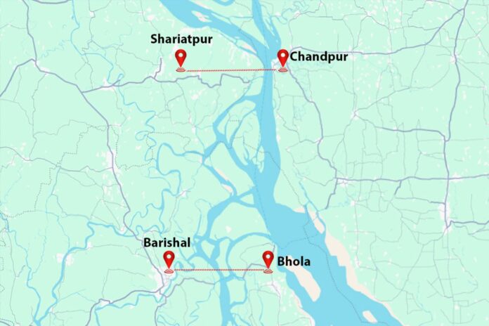 ২০৩৩ সালের মধ্যে ভোলা ও চাঁদপুরকে মূল ভূখণ্ডের সঙ্গে যুক্ত করবে ৩৩ হাজার কোটি টাকার সেতু