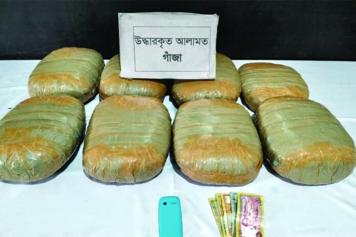 কক্সবাজারে গাঁজাসহ মাদক কারবারি গ্রেফতার
