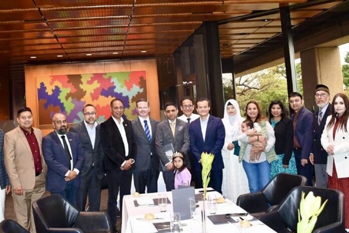 সিডনি সংসদ ভবনে কনসাল জেনারেল শাখাওয়াত হোসেনের বিদায়ী সংবর্ধনা