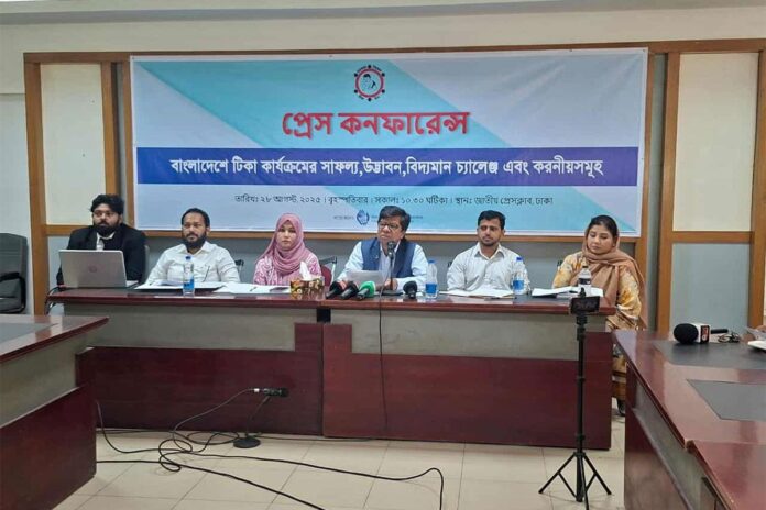 টিকাদানের ফলে বছরে ৯৪ হাজার শিশুর মৃত্যু রোধ