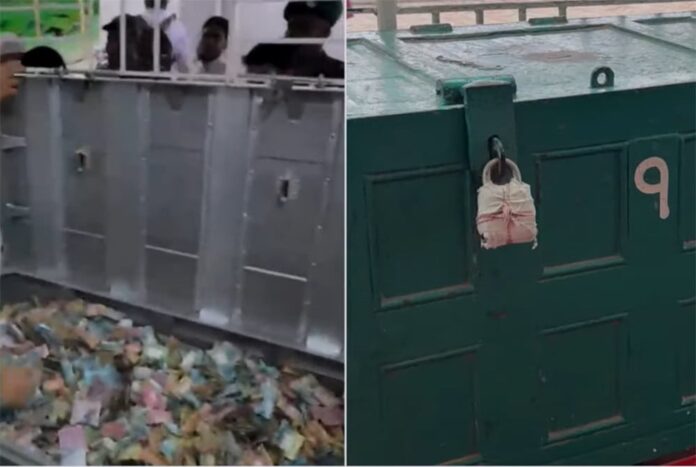 খোলা হয়েছে কিশোরগঞ্জের ঐতিহাসিক পাগলা মসজিদের দানবাক্স