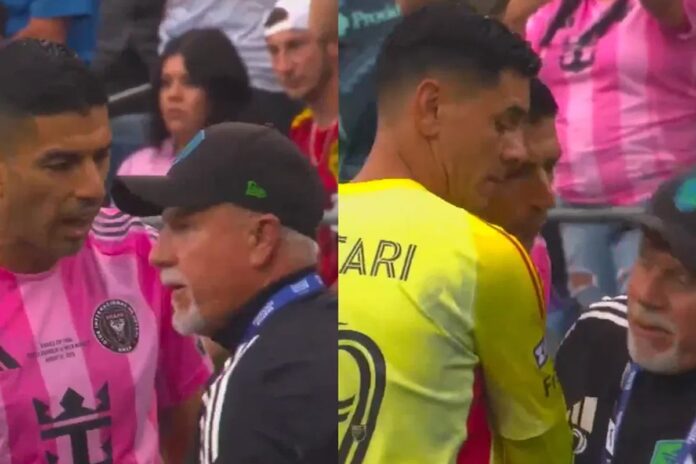 ফাইনালে হেরে কোচের মুখে থুতু ছিঁটিয়ে দিলেন সুয়ারেজ