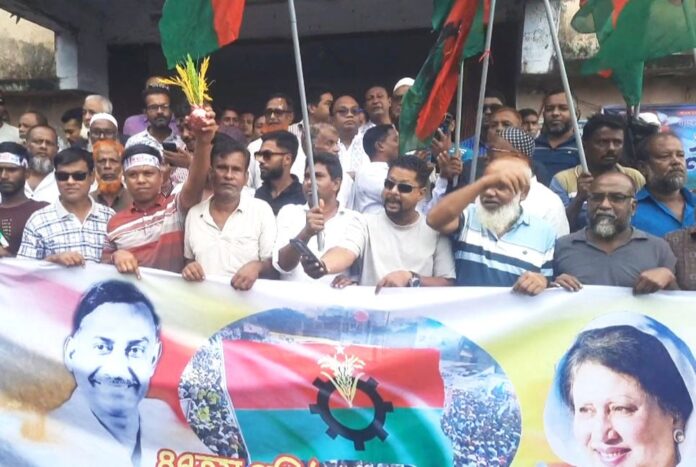 বিএনপির প্রতিষ্ঠাবার্ষিকীতে মোংলায় বর্ণাঢ্য র‍্যালি