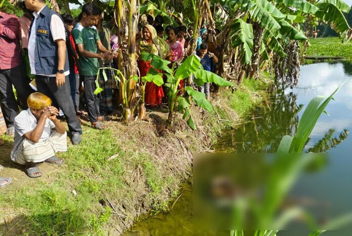 নদী থেকে গৃহবধূর ভাসমান মরদেহ উদ্ধার, স্বজনদের দাবি হত্যা