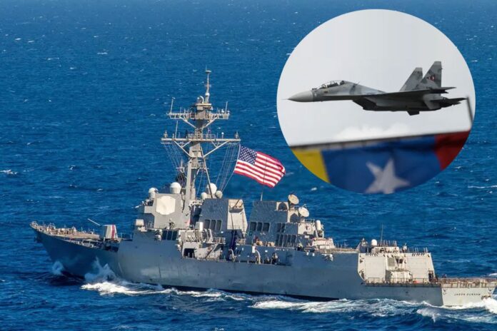 1757050798-26d924b02807c5ec7984a35c426824c5 উত্তেজনা বাড়িয়ে মার্কিন যুদ্ধজাহাজের উপর দিয়ে ২ যুদ্ধবিমান উড়াল ভেনেজুয়েলা