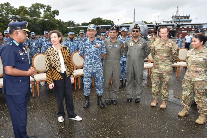 ‘অপারেশন প্যাসিফিক এঞ্জেল ২৫-৩’ পরিদর্শন করলেন ট্রেসি অ্যান জ্যাকবসন