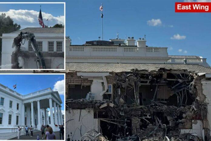 যে কারণে হোয়াইট হাউসের একাংশ ভেঙে ফেলছেন ট্রাম্প