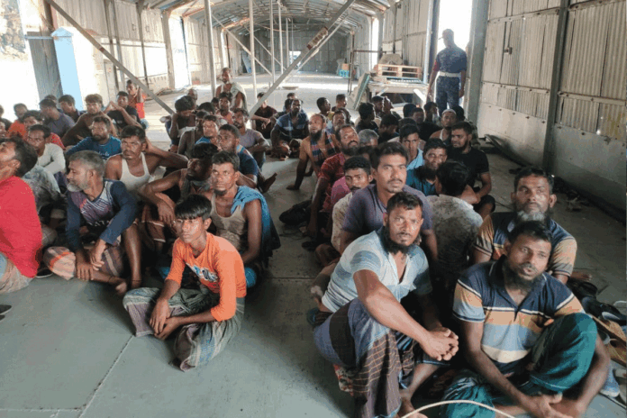 নিষেধাজ্ঞার সময়ে ইলিশ ধরায় ১০৪ জেলে আটক