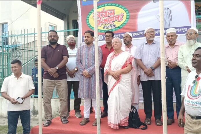 শেরপুরে ‌খান বাহাদুর ফুটবল টুর্নামেন্ট শুরু