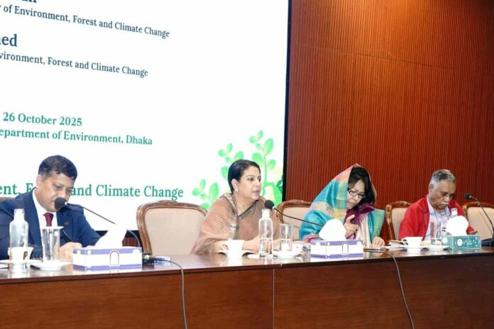 জলবায়ু ন্যায়বিচার প্রতিষ্ঠায় বৈশ্বিক আর্থিক ও কারিগরি সহায়তা অপরিহার্য : রিজওয়ানা