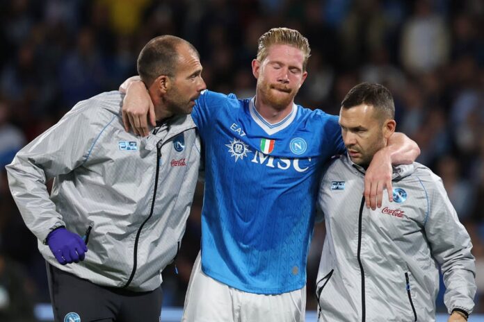 চোটে লম্বা সময়ের জন্য মাঠের বাইরে ডি ব্রুইনে