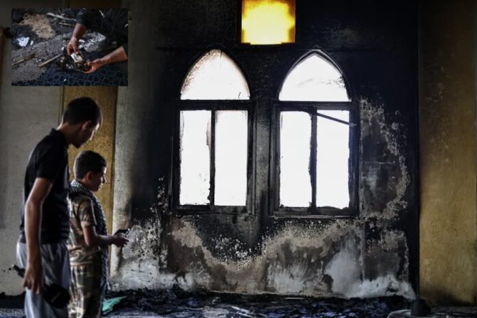 1763118969-032b2cc936860b03048302d991c3498f ফিলিস্তিনি মসজিদে ইসরায়েলের আগুন ; নিন্দার ঝড়