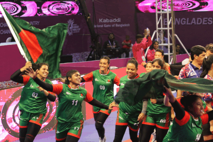 প্রথমবারের মতো কাবাডি বিশ্বকাপের সেমিফাইনালে বাংলাদেশ
