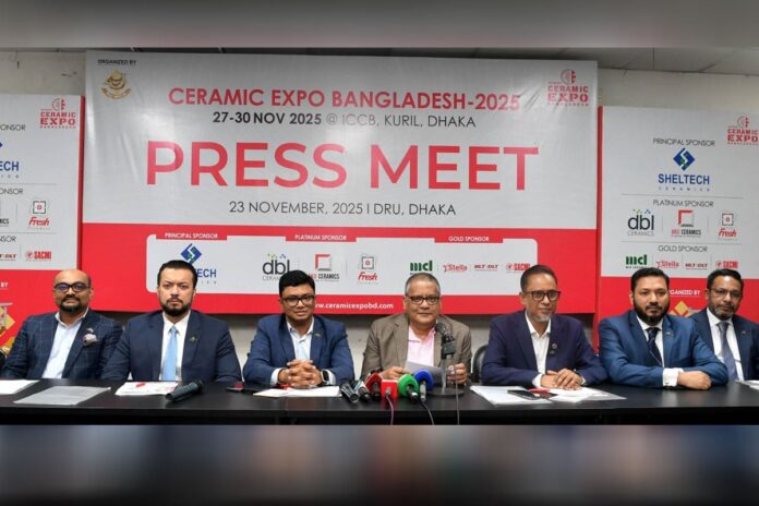 আইসিসিবিতে চার দিনব্যাপী সিরামিক এক্সপো