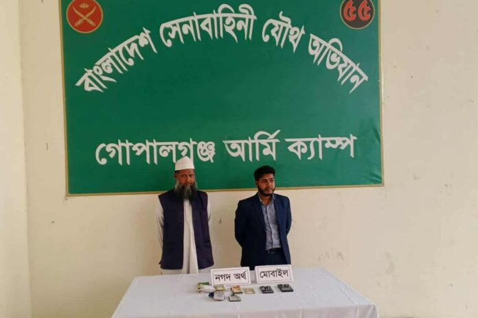 গোপালগঞ্জে সাংবাদিক সেজে চাঁদাবাজি করতে গিয়ে দুই ব্যক্তি আটক