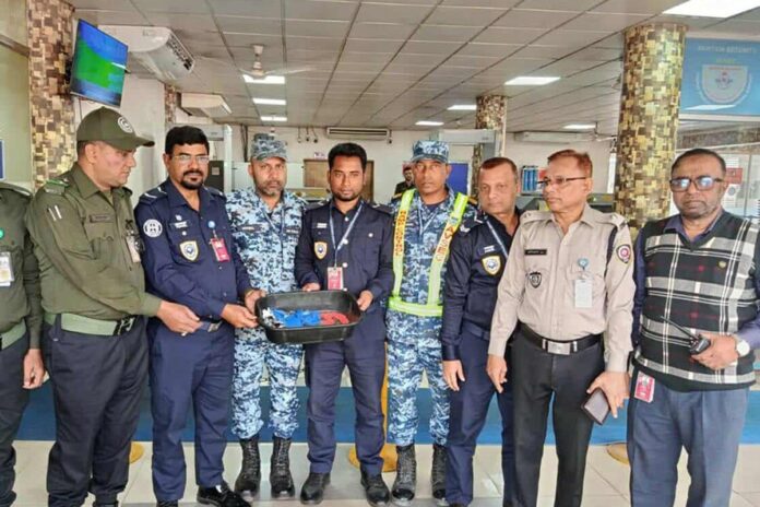 শাহজালাল বিমানবন্দর থেকে ৪ হাজার পিস ইয়াবা উদ্ধার