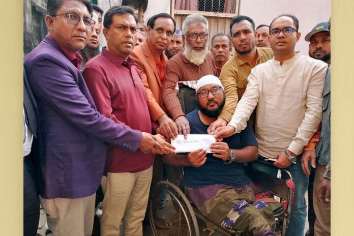 তারেক রহমানের অনুদান পেয়ে আপ্লুত অসুস্থ ছাত্রদল নেতা