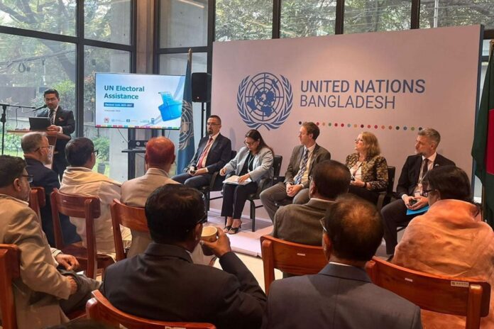 জাতীয় নির্বাচন নি‌য়ে রাজনৈতিক দলগুলোকে জাতিসংঘের ব্রিফিং