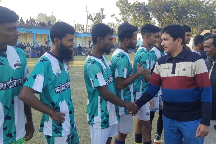 লালমনিরহাটে মাদকবিরোধী আন্তজেলা ফুটবল টুর্নামেন্ট