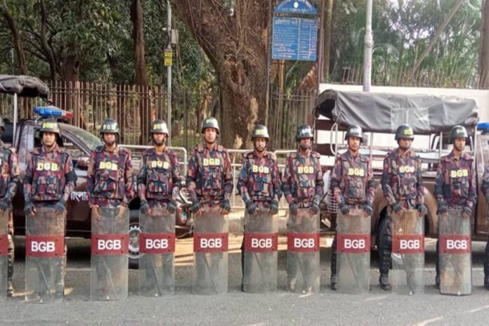 রাজধানীর গুরুত্বপূর্ণ স্থানে বিজিবি মোতায়েন