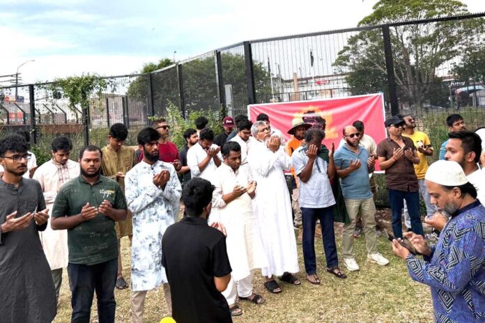 ওসমান হাদির স্মরণে সিডনিতে দোয়া ও গায়েবানা জানাজা