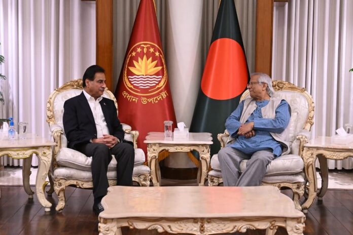 প্রধান উপদেষ্টার সঙ্গে পাকিস্তানের স্পিকারের সাক্ষাৎ