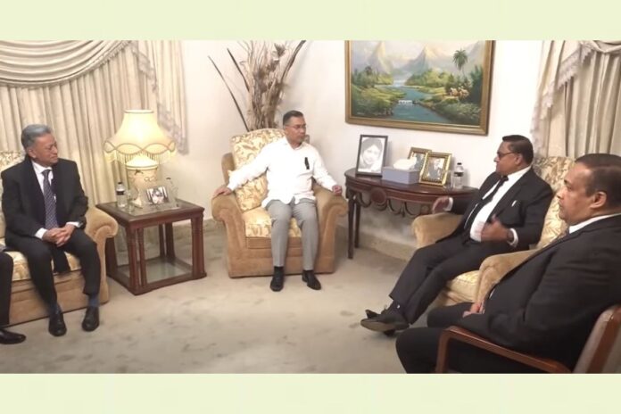 তারেক রহমানের সঙ্গে শ্রীলঙ্কার পররাষ্ট্রমন্ত্রীর সৌজন্য সাক্ষাৎ