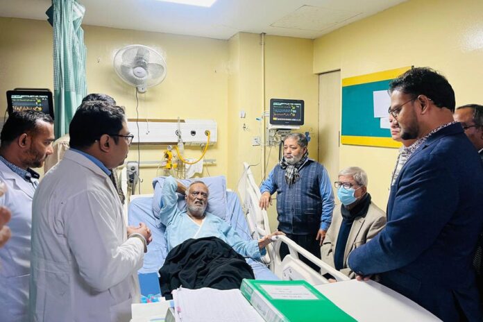 1767430787-0b4b05b529b2994f6158c3b4cda2e934 মোস্তফা জামাল হায়দার অসুস্থ, দেখতে গেলেন মির্জা ফখরুল