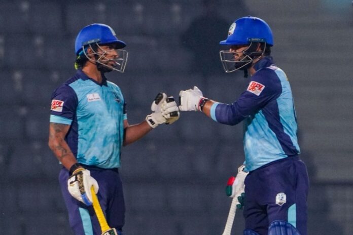 নবীপুত্র ইশাখিল ও সৌম্যর ব্যাটে নোয়াখালীর চ্যালেঞ্জিং স্কোর