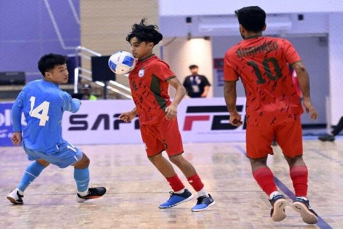 সাফ ফুটসাল চ্যাম্পিয়নশিপে ভারতকে রুখে দিলো বাংলাদেশ