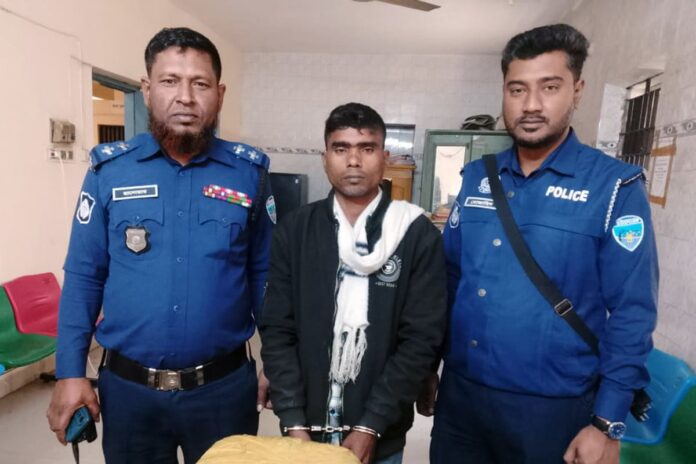 বাঞ্ছারামপুরে ২ কেজি গাঁজাসহ মাদক কারবারি গ্রেফতার