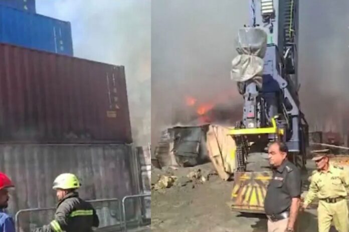 করাচি বন্দরে ভয়াবহ অগ্নিকাণ্ড, ২০ কনটেইনার পুড়ে ছাই