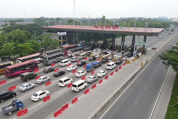 পদ্মা সেতুতে টোল আদায়ের অনন্য মাইলফলক