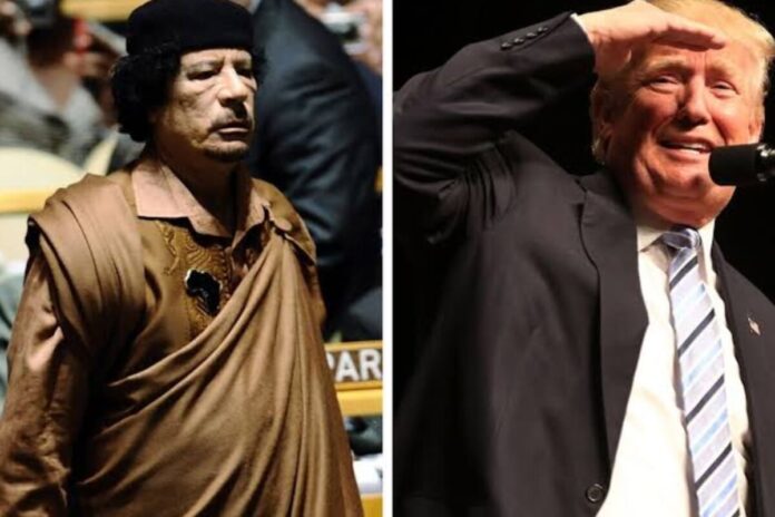 গাদ্দাফি হত্যা ভুল ছিলো, বিশ্বাস করেন ট্রাম্প?