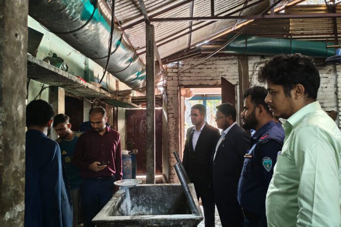 চাঁদপুরে বিএসটিআইয়ের অভিযানে একটি বেকারিকে জরিমানা