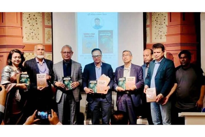 সাংবাদিক ফারুক মেহেদীর দুটি বইয়ের মোড়ক উন্মোচন