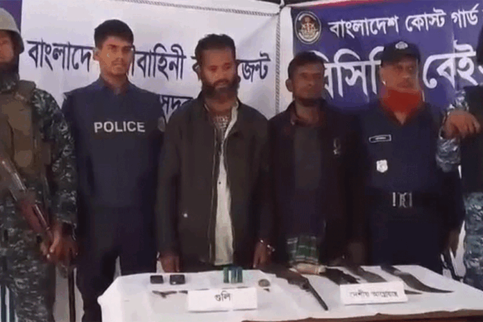ভোলায় আগ্নেয়াস্ত্র উদ্ধার, আটক ২