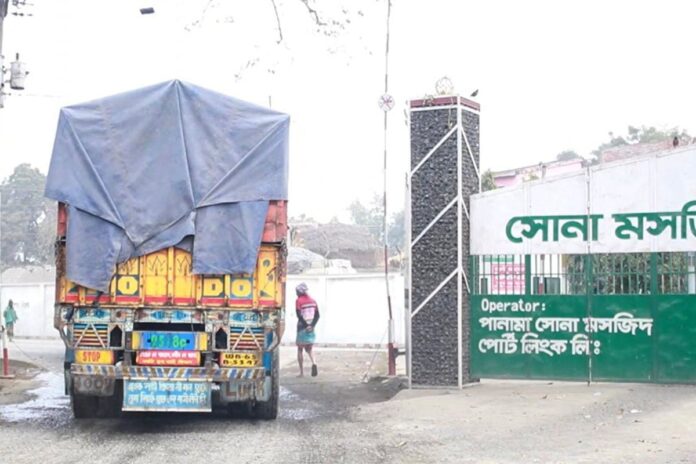 সোনামসজিদ বন্দরে ৩ দিন আমদানি-রপ্তানি বন্ধ
