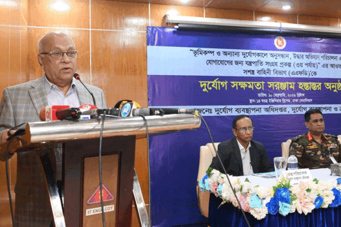 দুর্যোগ মোকাবিলায় সমন্বিত সক্ষমতা গড়ে তোলাই টেকসই সমাধানের মূল চাবিকাঠি: উপদেষ্টা