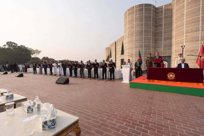 1771358873-84f99160981b6ef5593e1e6dd49a1f57 দায়িত্বে ৪৯ মন্ত্রী-প্রতিমন্ত্রী ১০ উপদেষ্টা